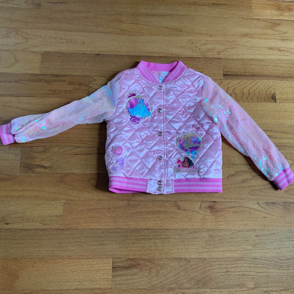 Disney princess pink jacket size 5/6